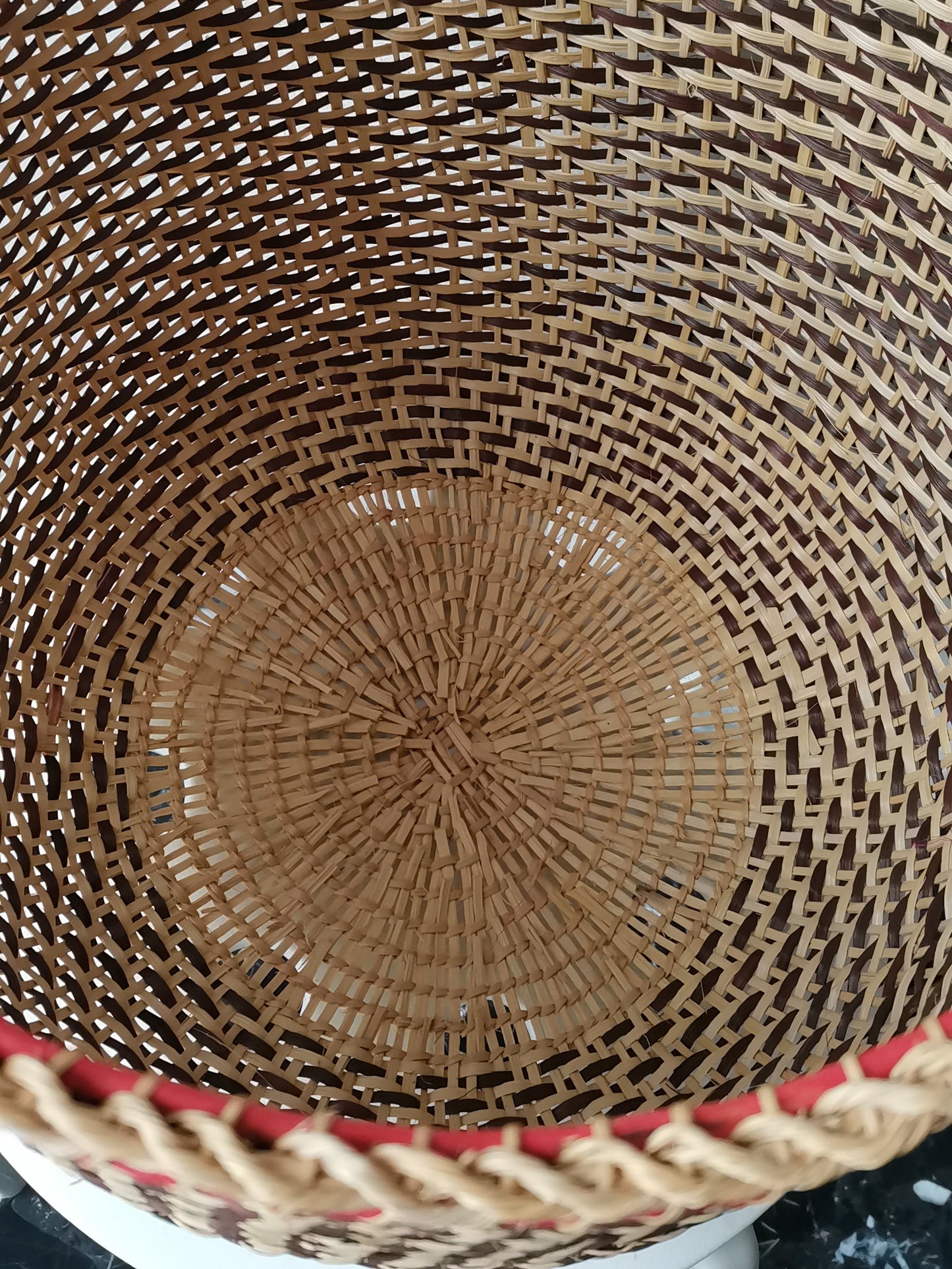 Fruit basket L red
