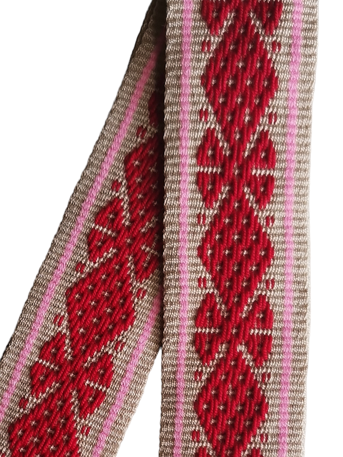Cintura rosa e rossa taglia M