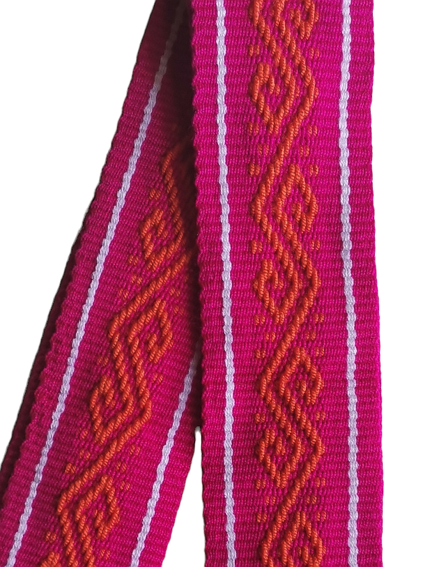 Cintura rosa ciclamino e arancione taglia M