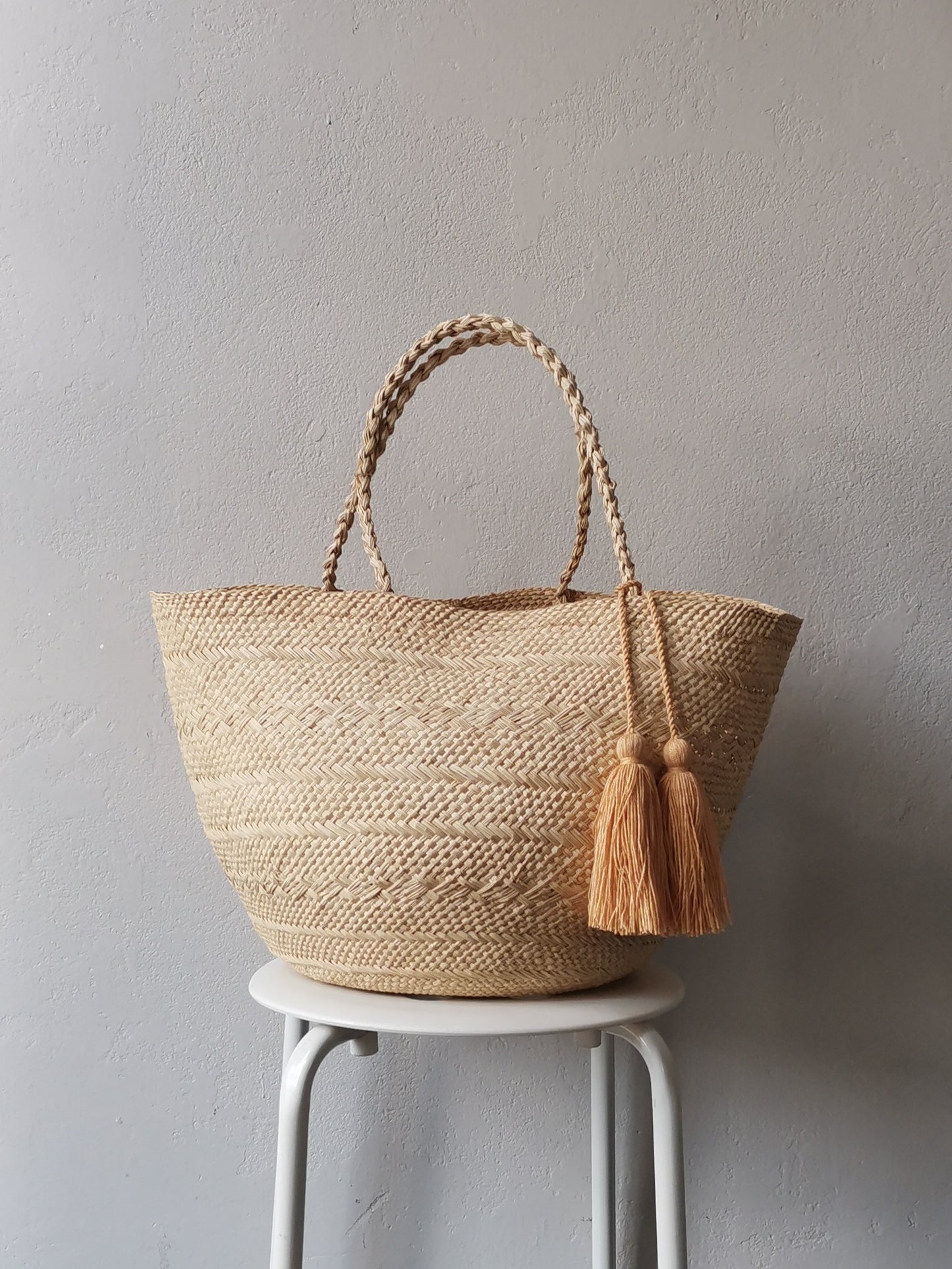 Sac panier Cartagena L beige