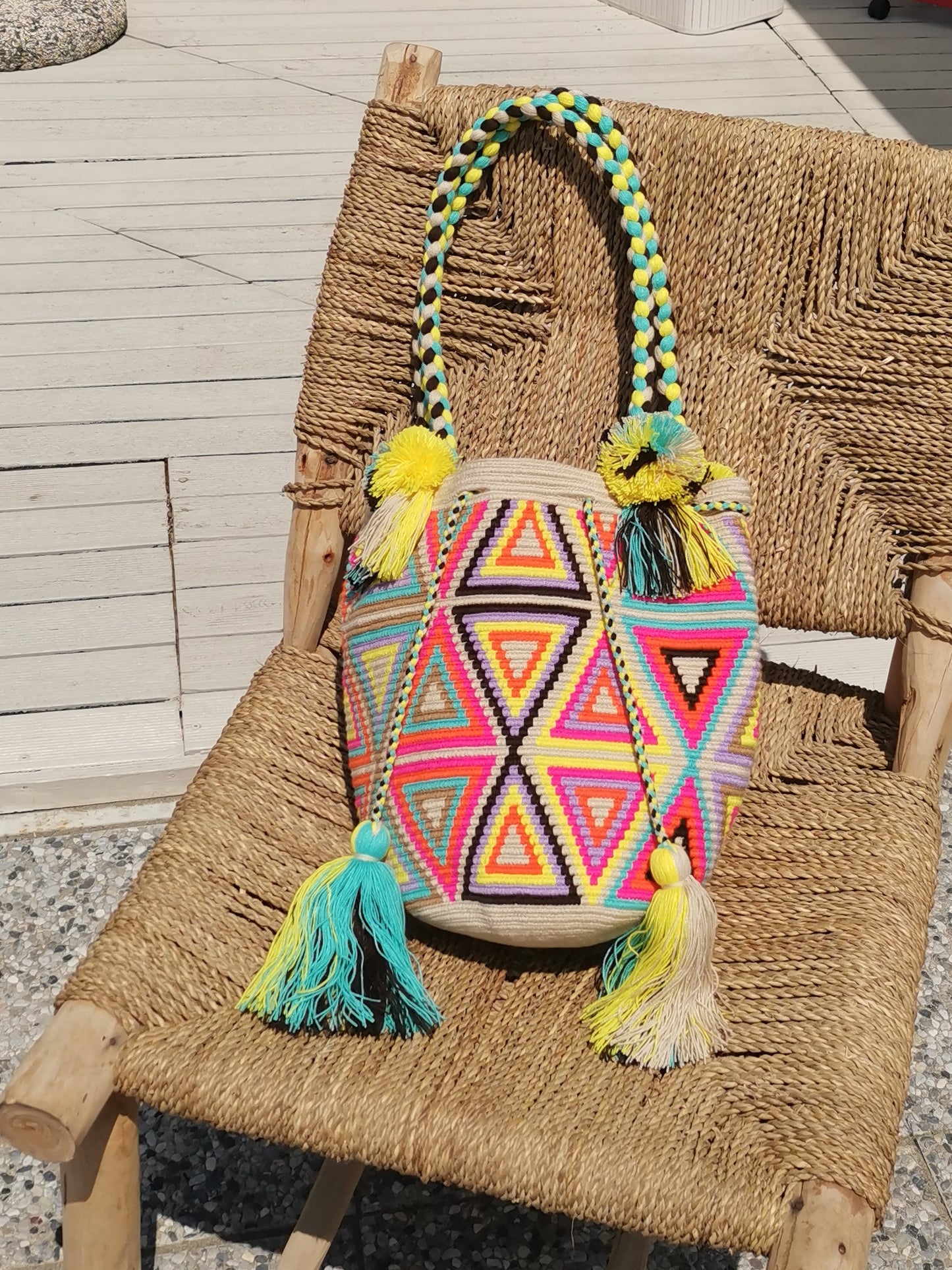 Mochila shoulder bag L beige and various colors - 10 YEAR ANNIVERSARY COLLECTION
