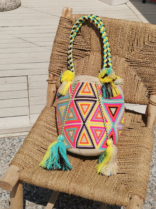 Borsa mochila a spalla L beige e colori vari - 10 YEAR ANNIVERSARY