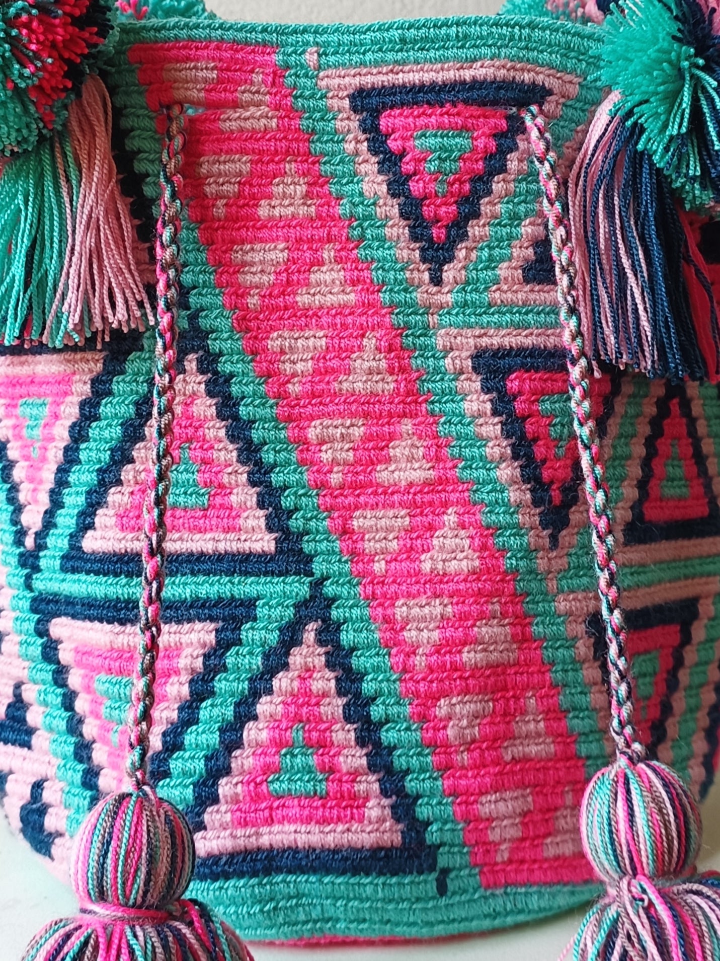 Sac à main mochila M bleu clair et bleu
