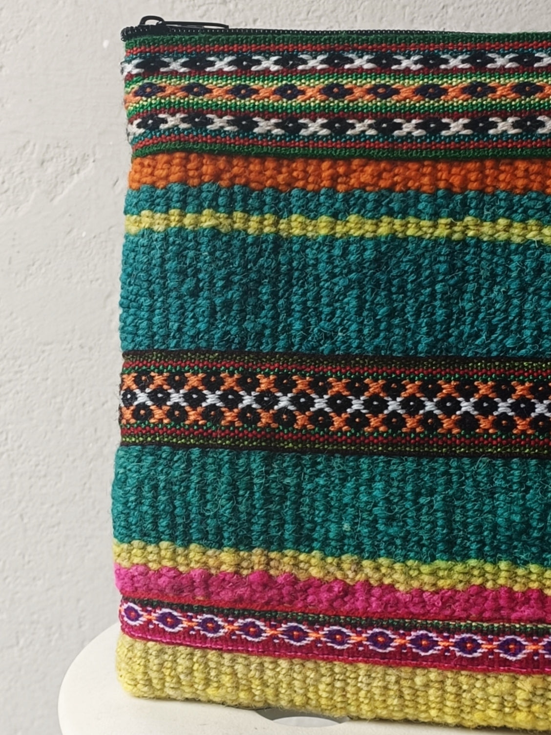 Borsa pochette Antique L azzurra e rosa