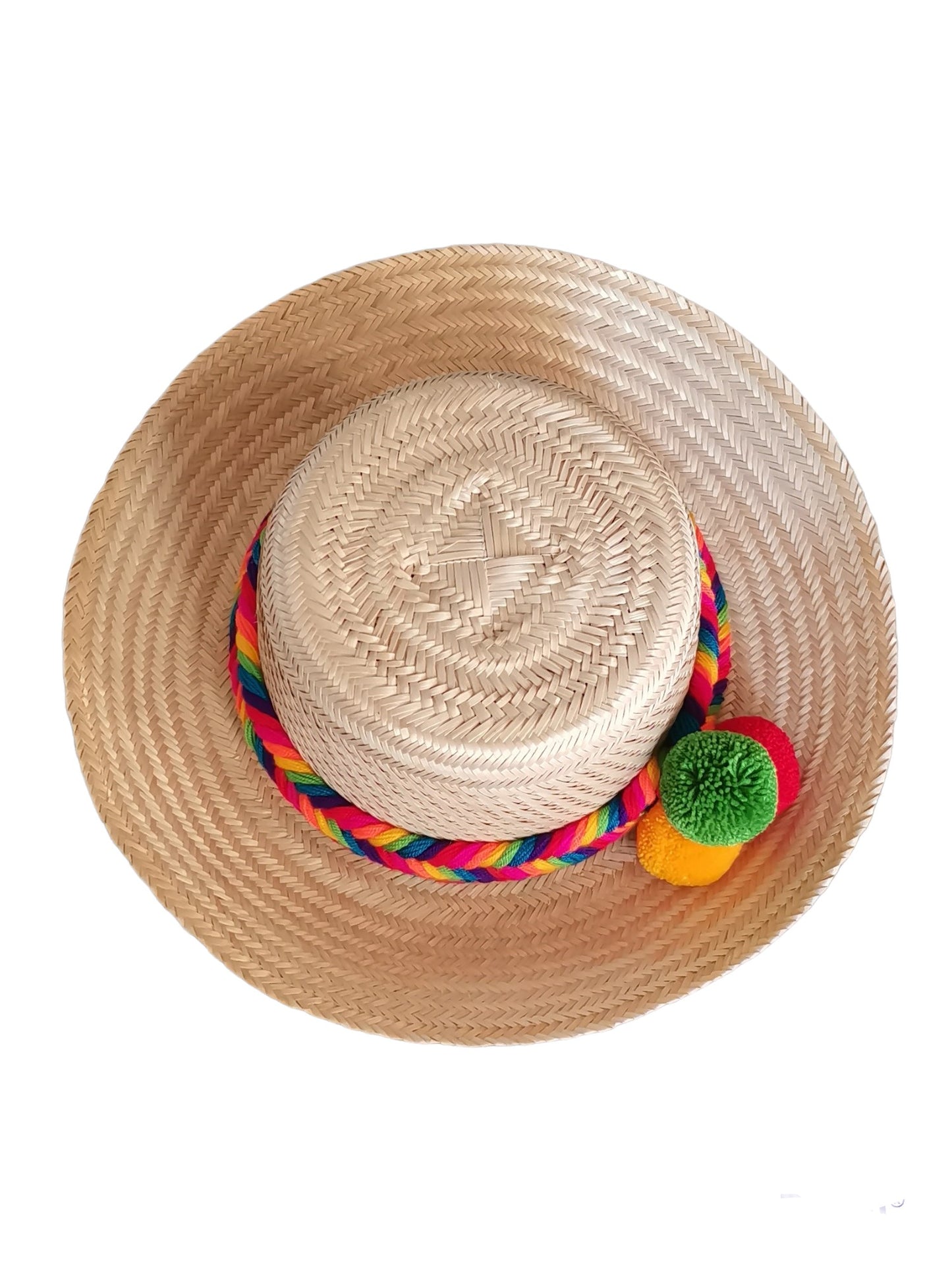 Traditional multicolored M hat