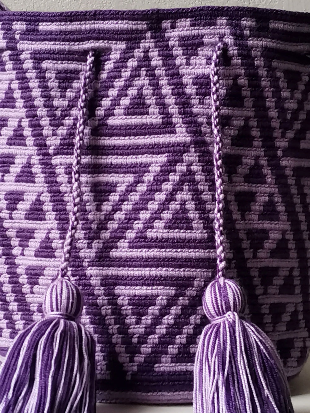 Mochila shoulder bag M/L purple and lilac 