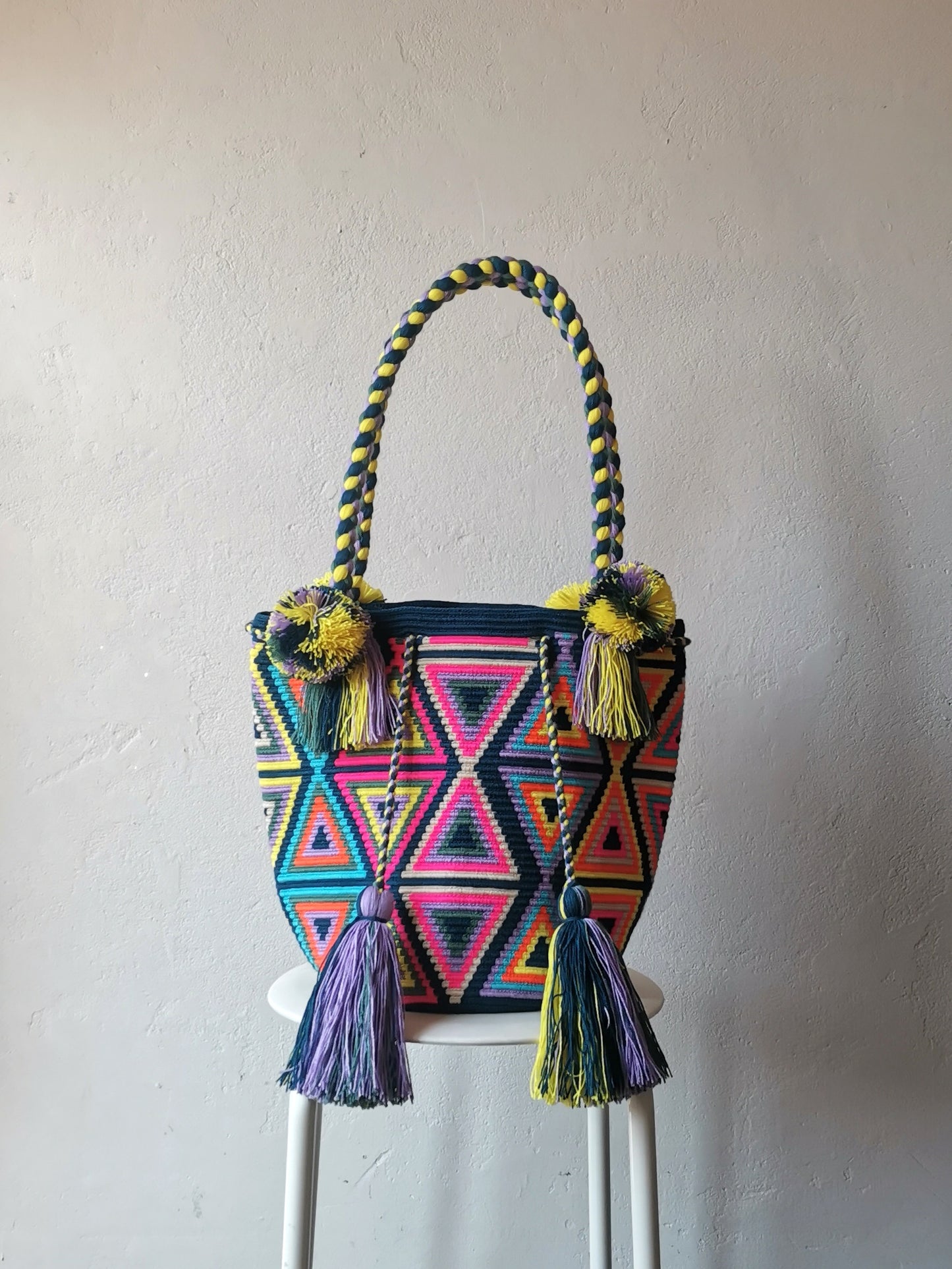 Sac bandoulière Mochila L bleu pétrole et divers coloris