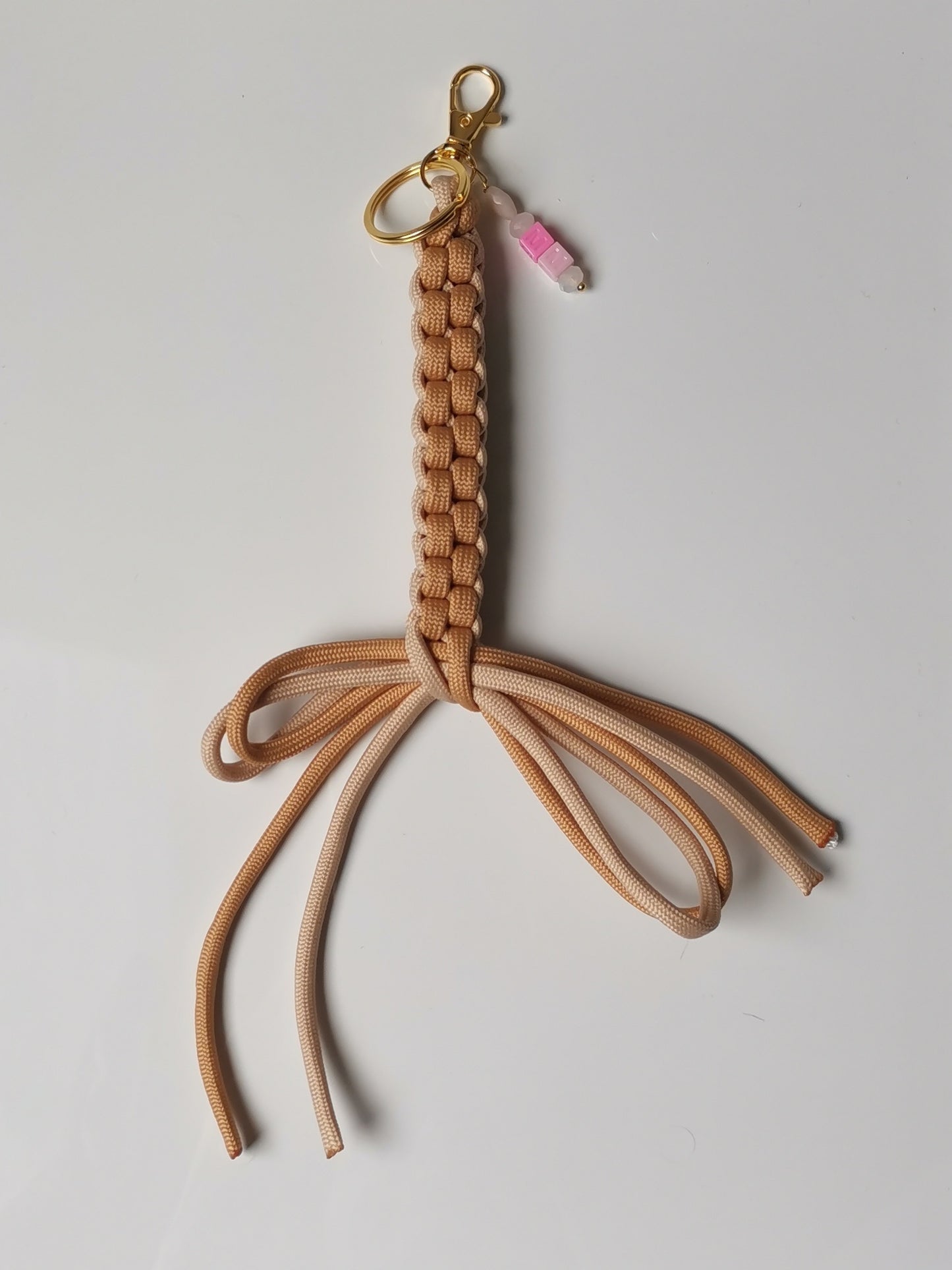 Charm per borse con fiocco beige savana e beige