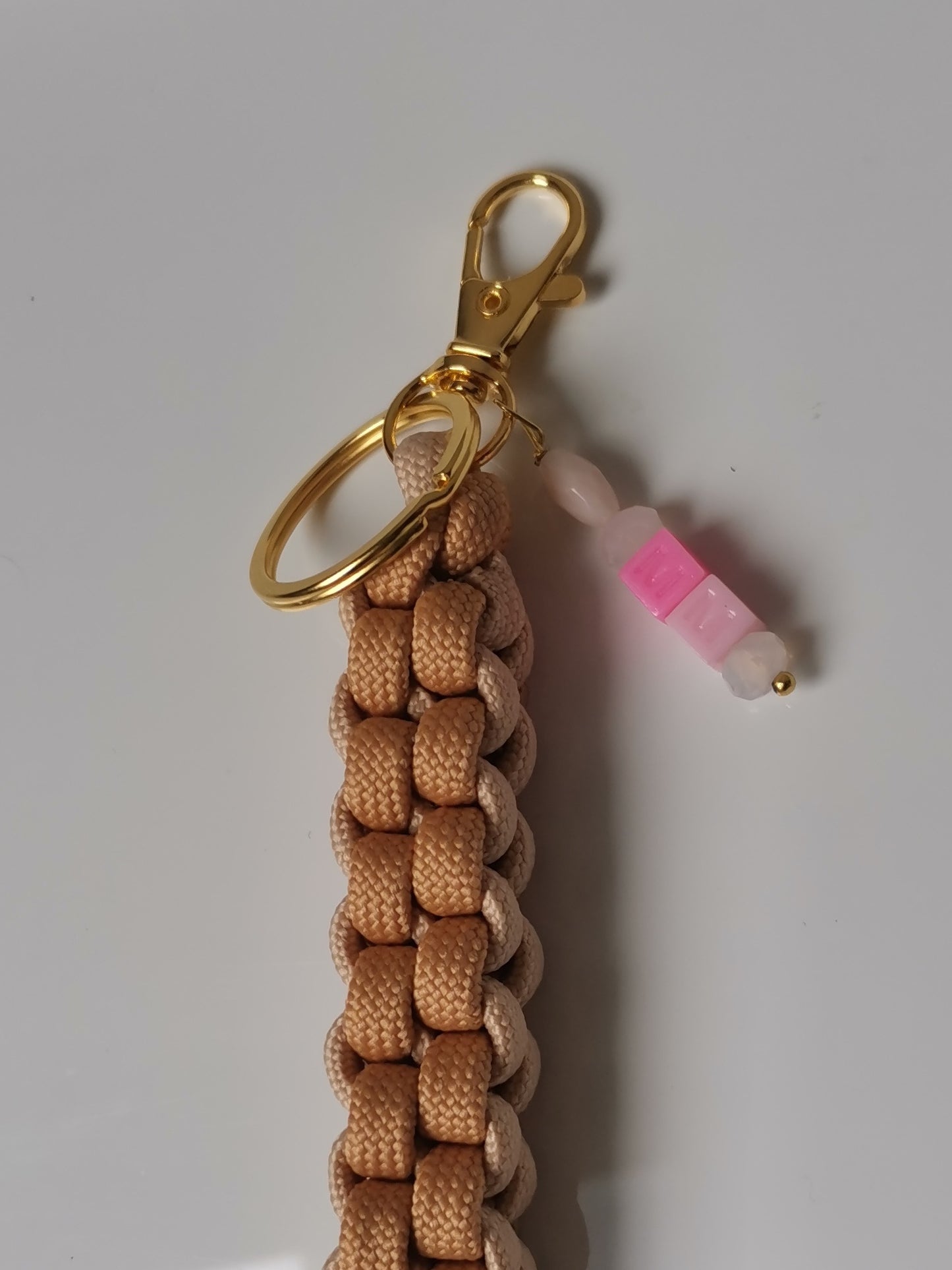 Charm per borse con fiocco beige savana e beige