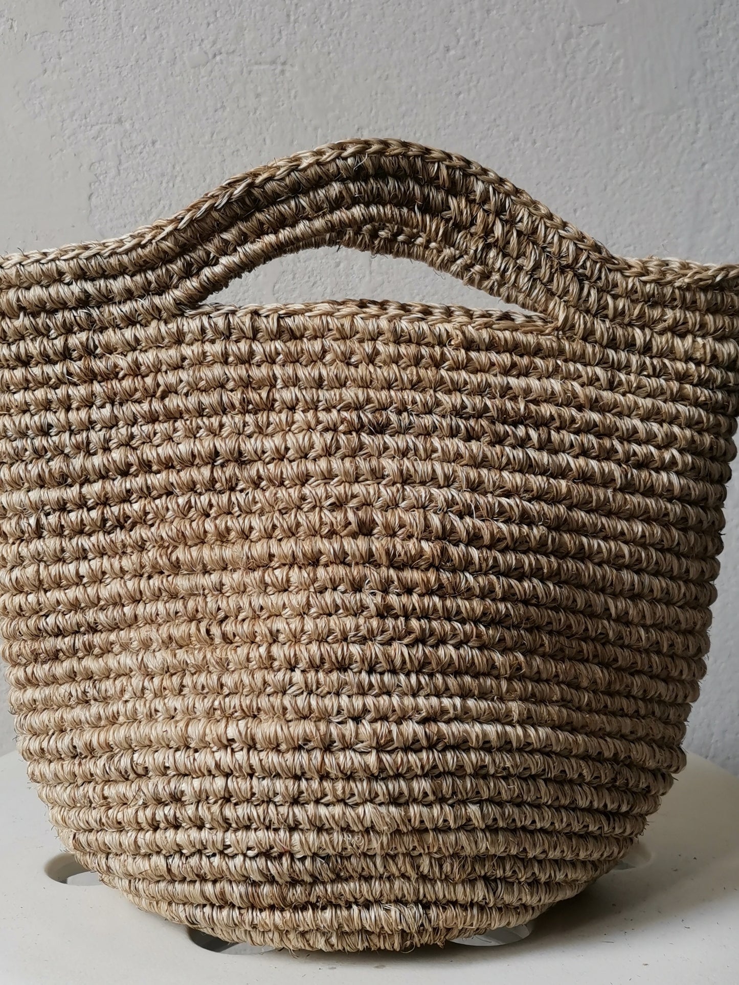 Sac panier Tramae S mélange beige