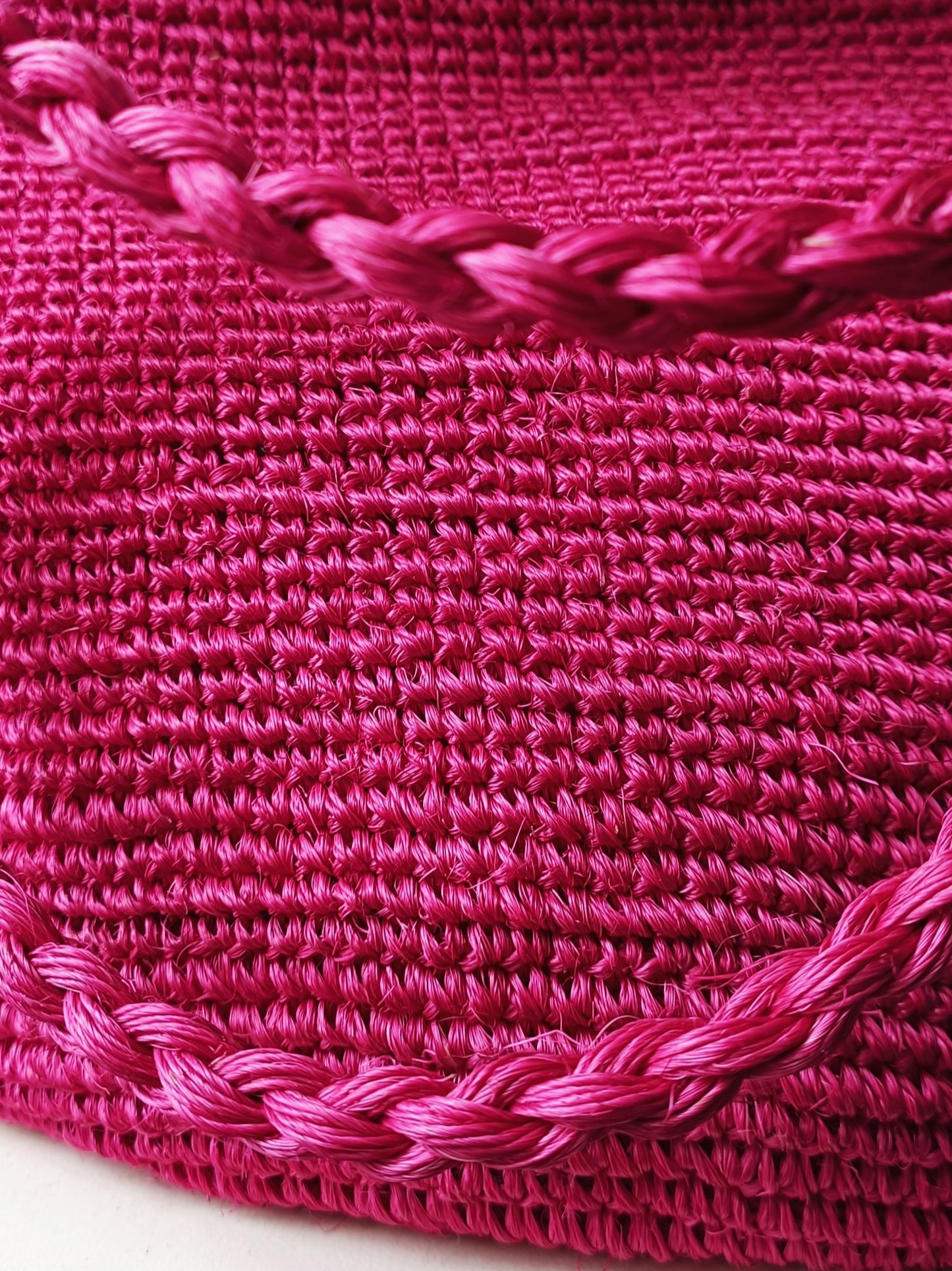 Sac panier shopping Tramae L fuchsia