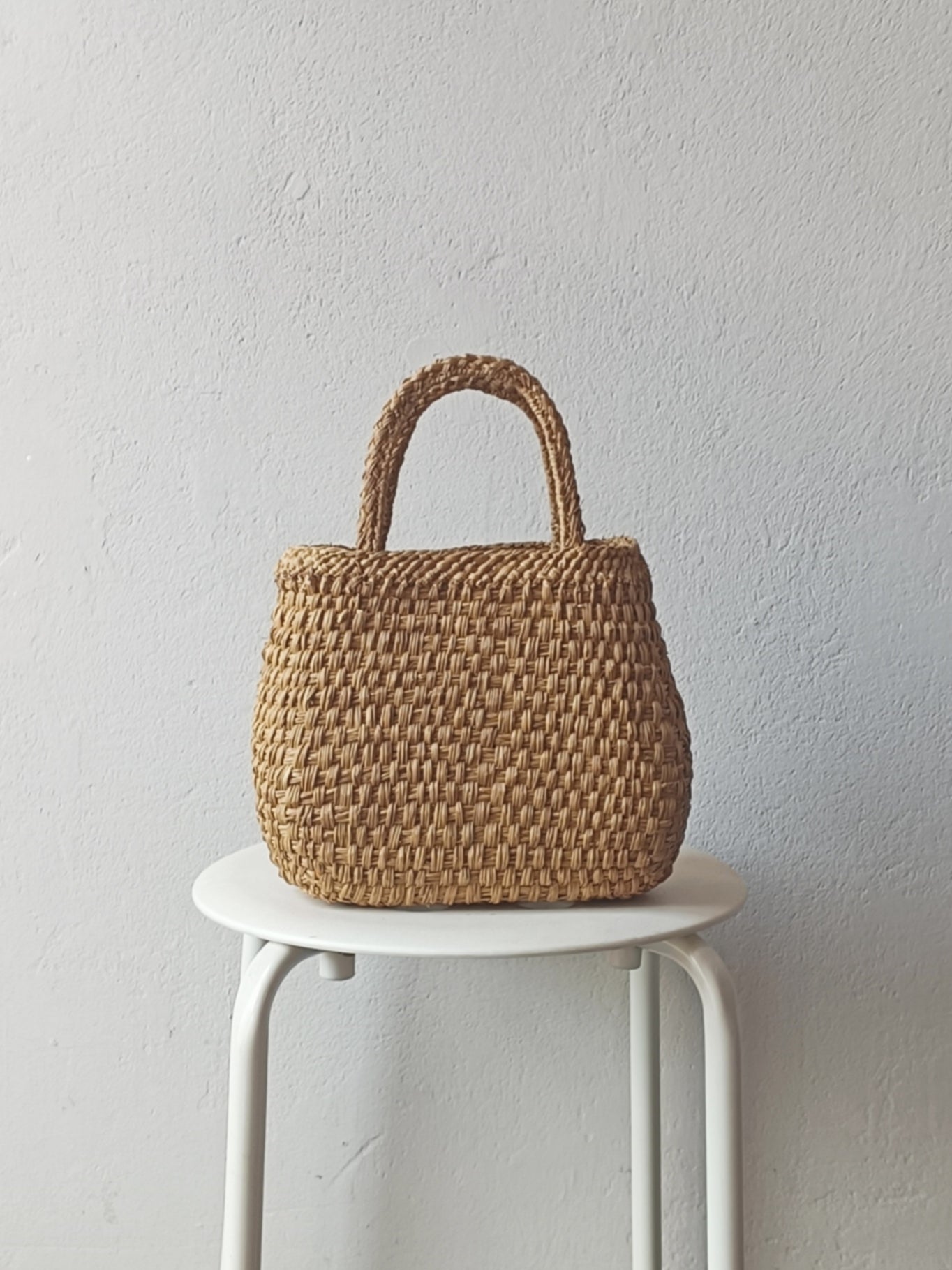 Borsa cesto Cali S beige