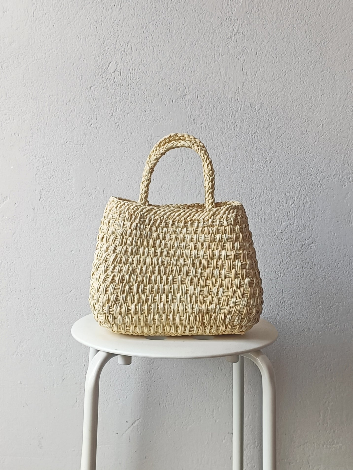 Borsa cesto Cali S colore naturale