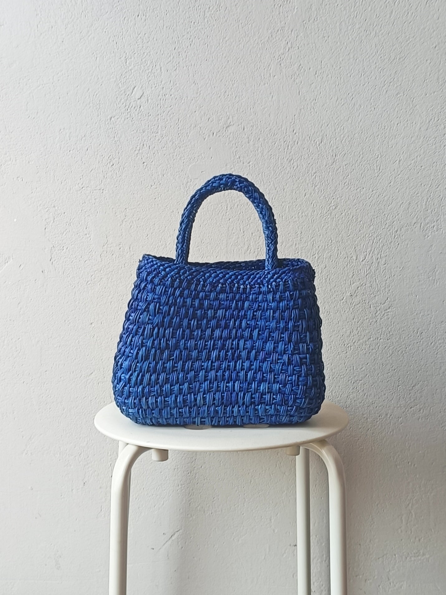 Sac panier Cali S bleu turquoise