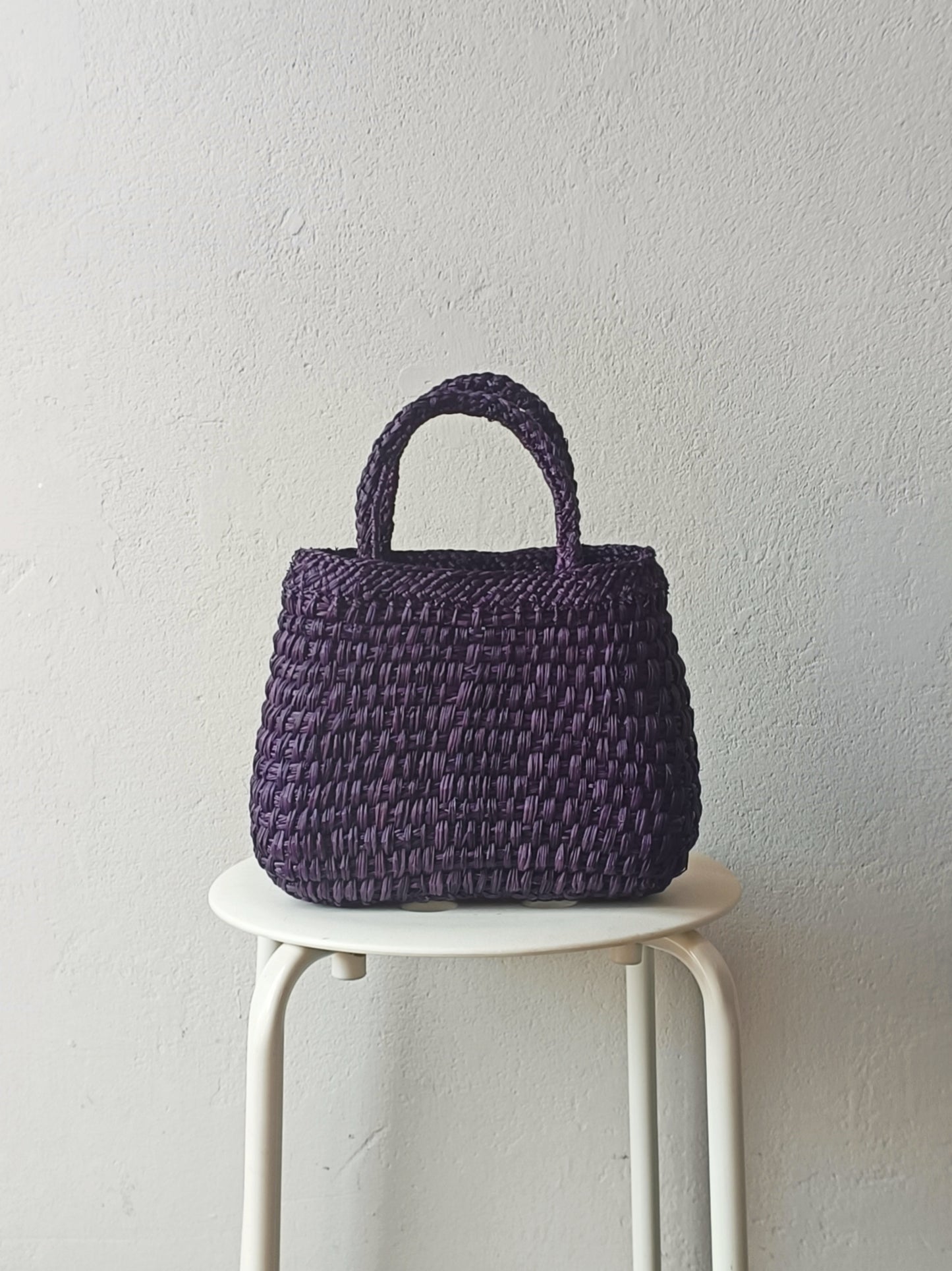 Cali basket bag S dark purple
