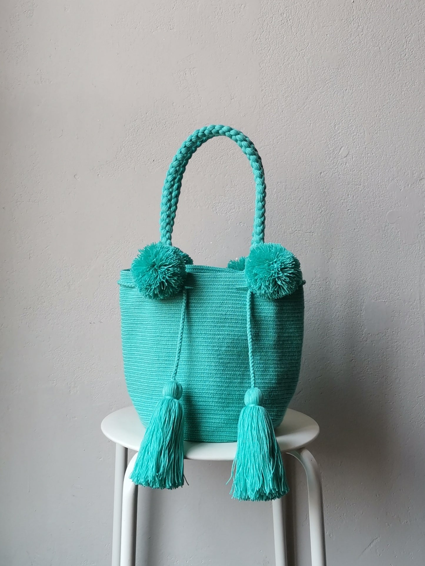 Tiffany light blue monocolor M/L mochila handbag