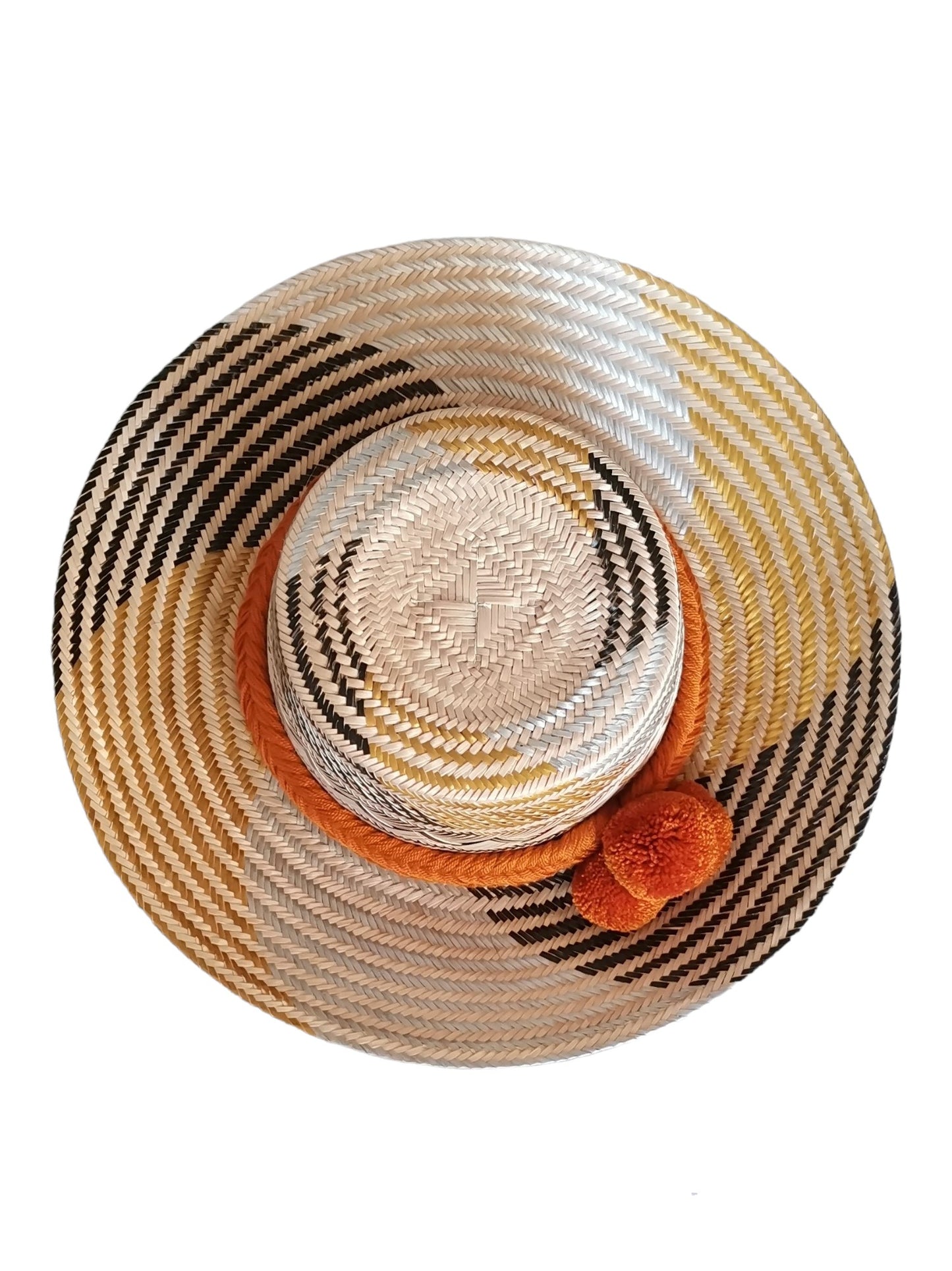 Traditional hat S bronze and silver